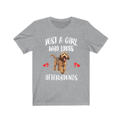 Just A Girl Who Loves Otterhounds Shirt - otterhound print design
