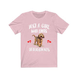 Just A Girl Who Loves Otterhounds Dogs Shirt, Dog Lover Shirt, Otterhound Dog, Animal Toddler Infant Kids Gift T-Shirt Image 4