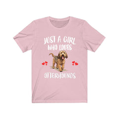 Just A Girl Who Loves Otterhounds Shirt - otterhound print design