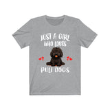 Just A Girl Who Loves Puli Dogs Shirt, Dog Lover Shirt, Puli Dog, Animal Toddler Infant Kids Gift T-Shirt Image 4