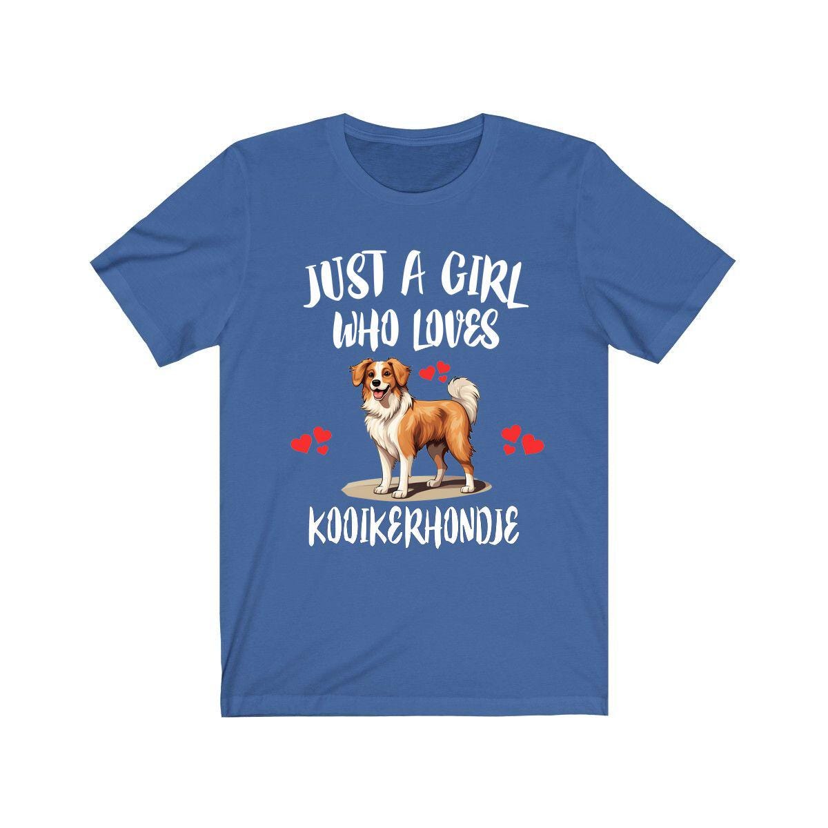 Just A Girl Who Loves Kooikerhondje Shirt - kooikerhondje print design