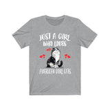 Just A Girl Who Loves American Curls Cats Shirt, American Curl Cat Lover Shirt, Cat Shirt, Cat Lover Gift, Animal Shirt Image 1