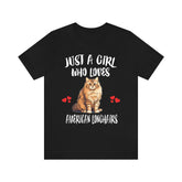 Just A Girl Who Loves American Longhairs Cats Shirt, American Longhair Cat Lover Shirt, Cat Shirt, Cat Lover Gift, Animal Shirt Image 1