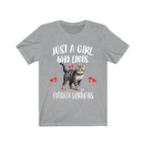 Just A Girl Who Loves American Shorthair Cats Shirt, American Shorthair Cat Lover Shirt, Cat Shirt, Cat Lover Gift, Animal Shirt Image 3