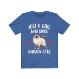 Just A Girl Who Loves Birman Cats Shirt, Birman Cat Lover Shirt, Cat Shirt, Cat Lover Gift, Animal Shirt Image 2