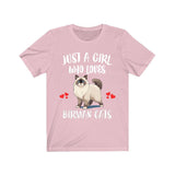 Just A Girl Who Loves Birman Cats Shirt, Birman Cat Lover Shirt, Cat Shirt, Cat Lover Gift, Animal Shirt Image 4