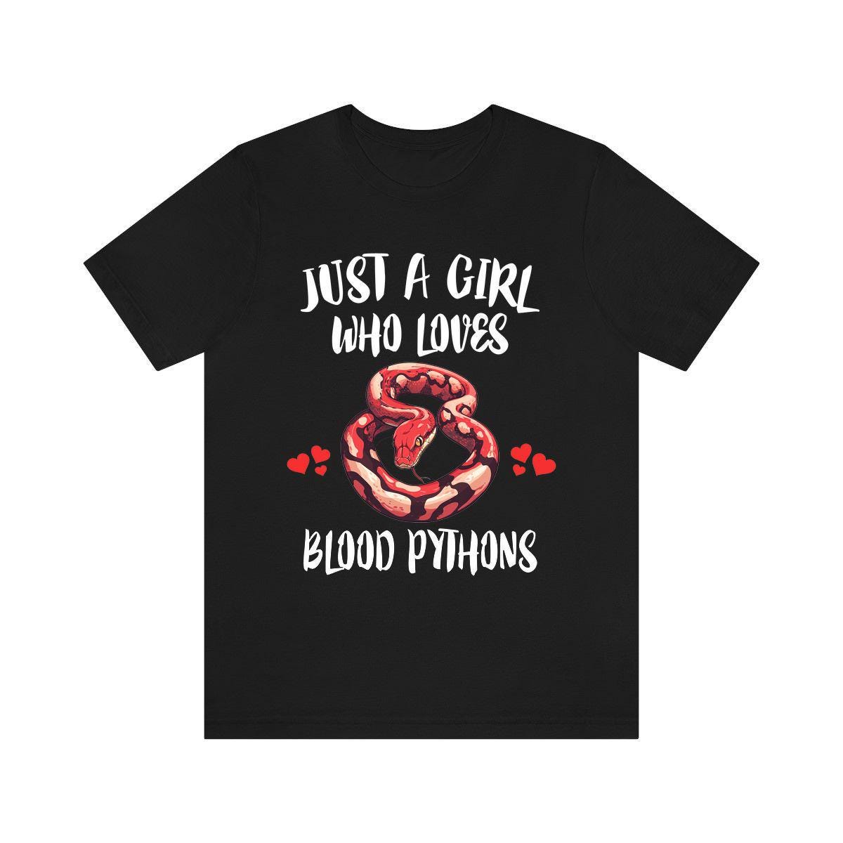 Just A Girl Who Loves Blood Pythons Snakes Shirt - blood python print design