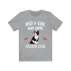 Aegean Cat T-Shirt for Girls - aegean cat print design