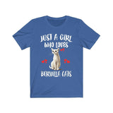 Just A Girl Who Loves Burmilla Cats Shirt, Burmilla Cat Lover Shirt, Cat Shirt, Cat Lover Gift, Animal Shirt Image 2