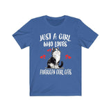 Just A Girl Who Loves American Curls Cats Shirt, American Curl Cat Lover Shirt, Cat Shirt, Cat Lover Gift, Animal Shirt Image 3