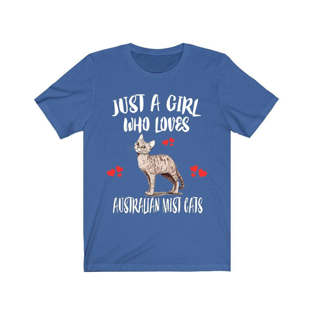 Australian Mist Cat Shirt for Girls - australian mist cat print design