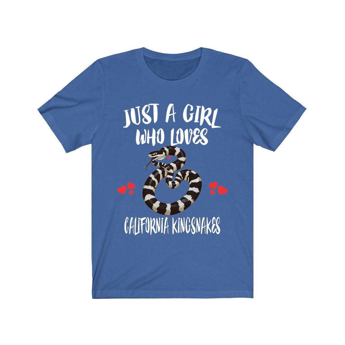 Just A Girl Who Loves California Kingsnakes Shirt - California kingsnake print design