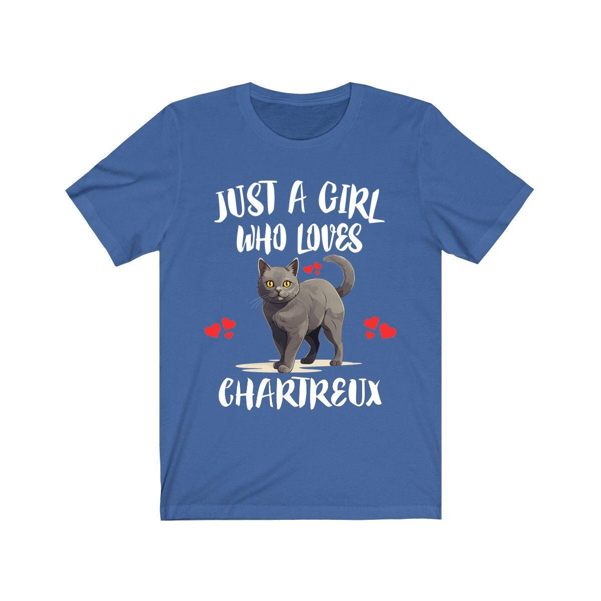 Just A Girl Who Loves Chartreux Cats Shirt - Chartreux cat print design
