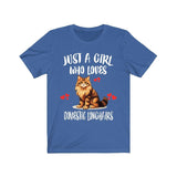 Just A Girl Who Loves Domestic Longhairs Cats Shirt, Domestic Cat Lover Shirt, Cat Shirt, Cat Lover Gift, Animal Shirt Image 2