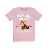 Just A Girl Who Loves Domestic Longhairs Cats Shirt, Domestic Cat Lover Shirt, Cat Shirt, Cat Lover Gift, Animal Shirt Image 4