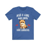 Just A Girl Who Loves Exotic Shorthairs Cats Shirt, Exotic Shorthair Cat Lover Shirt, Cat Shirt, Cat Lover Gift, Animal Shirt Image 2