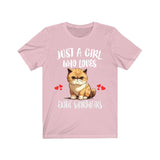 Just A Girl Who Loves Exotic Shorthairs Cats Shirt, Exotic Shorthair Cat Lover Shirt, Cat Shirt, Cat Lover Gift, Animal Shirt Image 4