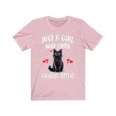 Just A Girl Who Loves Chantilly-Tiffany Cats Shirt - Chantilly-Tiffany cat print design