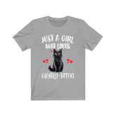 Just A Girl Who Loves Chantilly Tiffany Cats Shirt,  Cat Lover Shirt, Cat Shirt, Cat Lover Gift, Animal Shirt Image 1