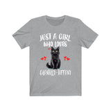 Just A Girl Who Loves Chantilly Tiffany Cats Shirt, Cat Lover Shirt, Cat Shirt, Cat Lover Gift, Animal Shirt Image 1