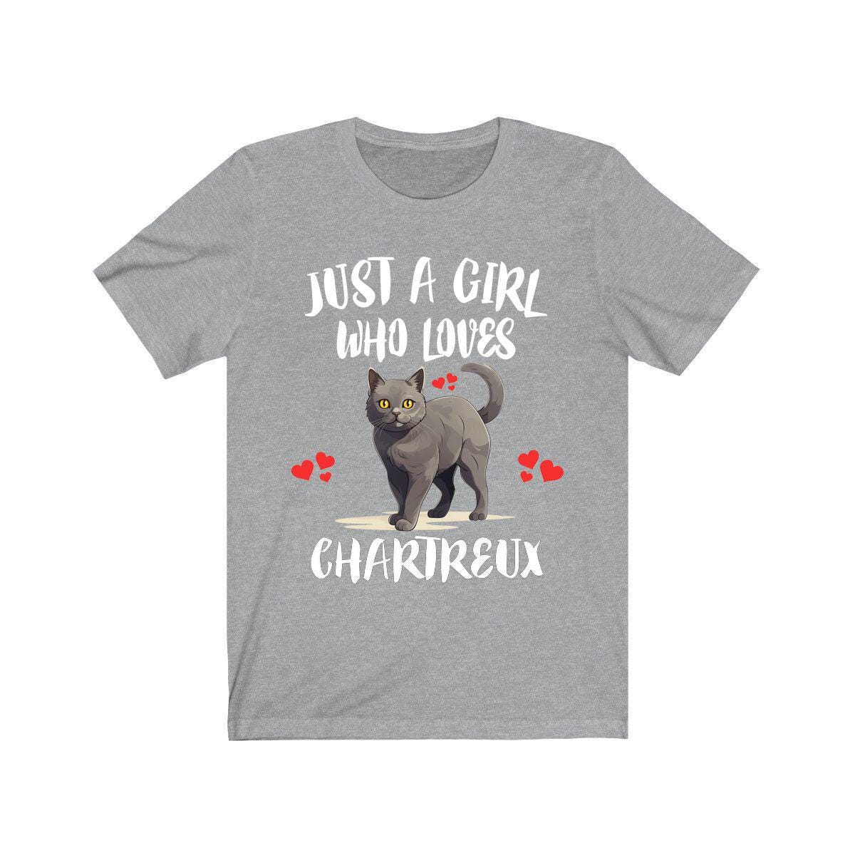 Just A Girl Who Loves Chartreux Cats Shirt - Chartreux cat print design
