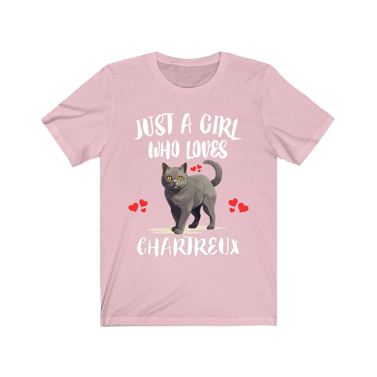 Just A Girl Who Loves Chartreux Cats Shirt - Chartreux cat print design