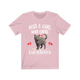 Just A Girl Who Loves Chatreux Cats Shirt, Chatreux Cat Lover Shirt, Cat Shirt, Cat Lover Gift, Animal Shirt Image 4
