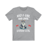 Just A Girl Who Loves Laperm Cats Shirt, Laperm Cat Lover Shirt, Cat Shirt, Cat Lover Gift, Animal Shirt Image 3