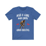 Just A Girl Who Loves Homo Erectus Shirt, Neanderthal Lover Shirt, Homo Erectus Shirt, Cave Man Funny, Animal Adult Kids Image 3