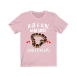 Just A Girl Who Loves Kenyan Sand Boas Snakes Shirt, Boa Lover Shirt, Boa Shirt, Snake Lover Gift, Animal Shirt Image 4