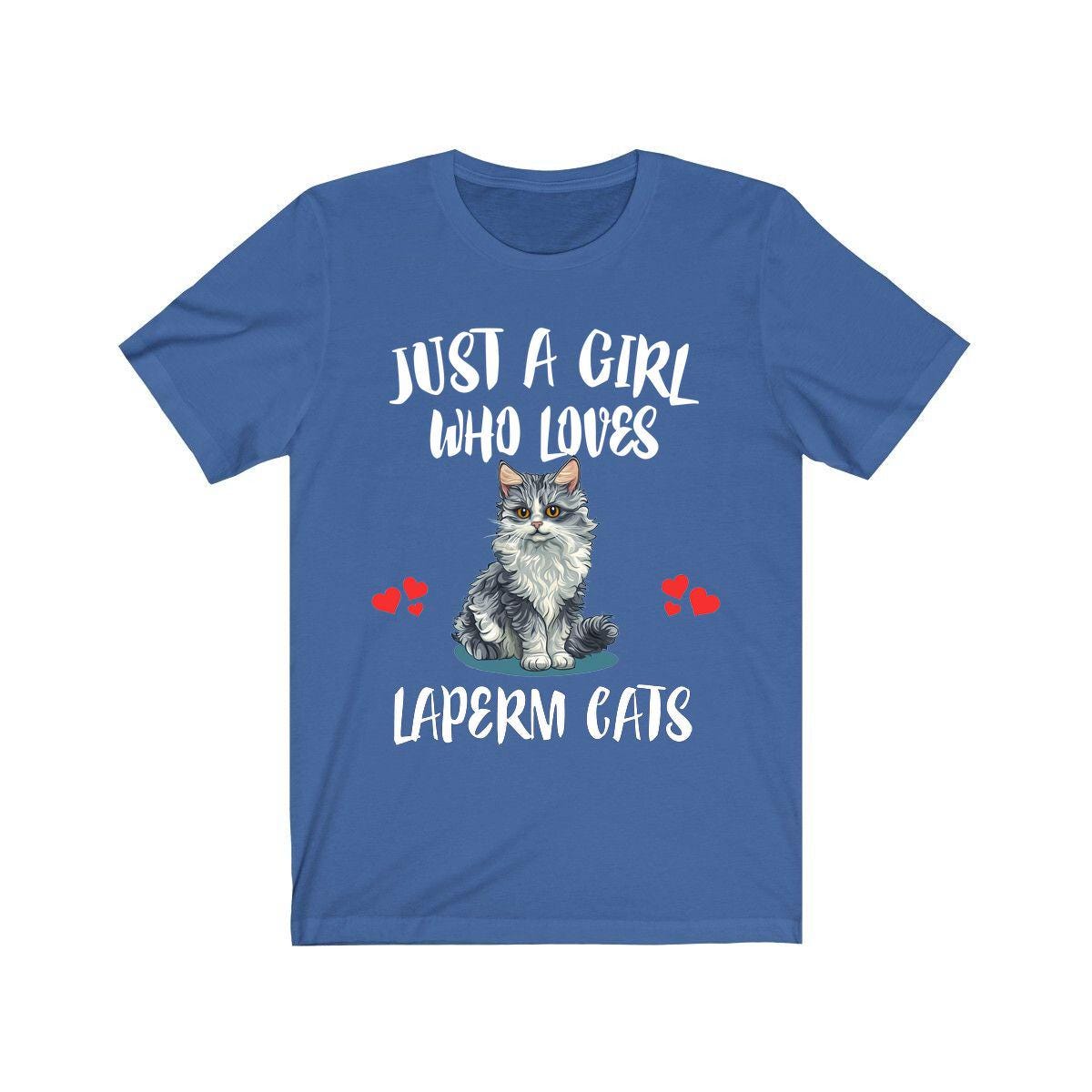 Just A Girl Who Loves LaPerm Cats Shirt - LaPerm cat print design