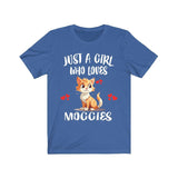 Just A Girl Who Loves Moggies Cats Shirt, Moggy Cat Lover Shirt, Cat Shirt, Cat Lover Gift, Animal Shirt Image 2