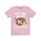 Just A Girl Who Loves Red Tail Boas Snakes Shirt, Boa Lover Shirt Image 4