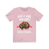 Just A Girl Who Loves Royal Pythons Snakes Shirt, Python Lover Gift Image 4
