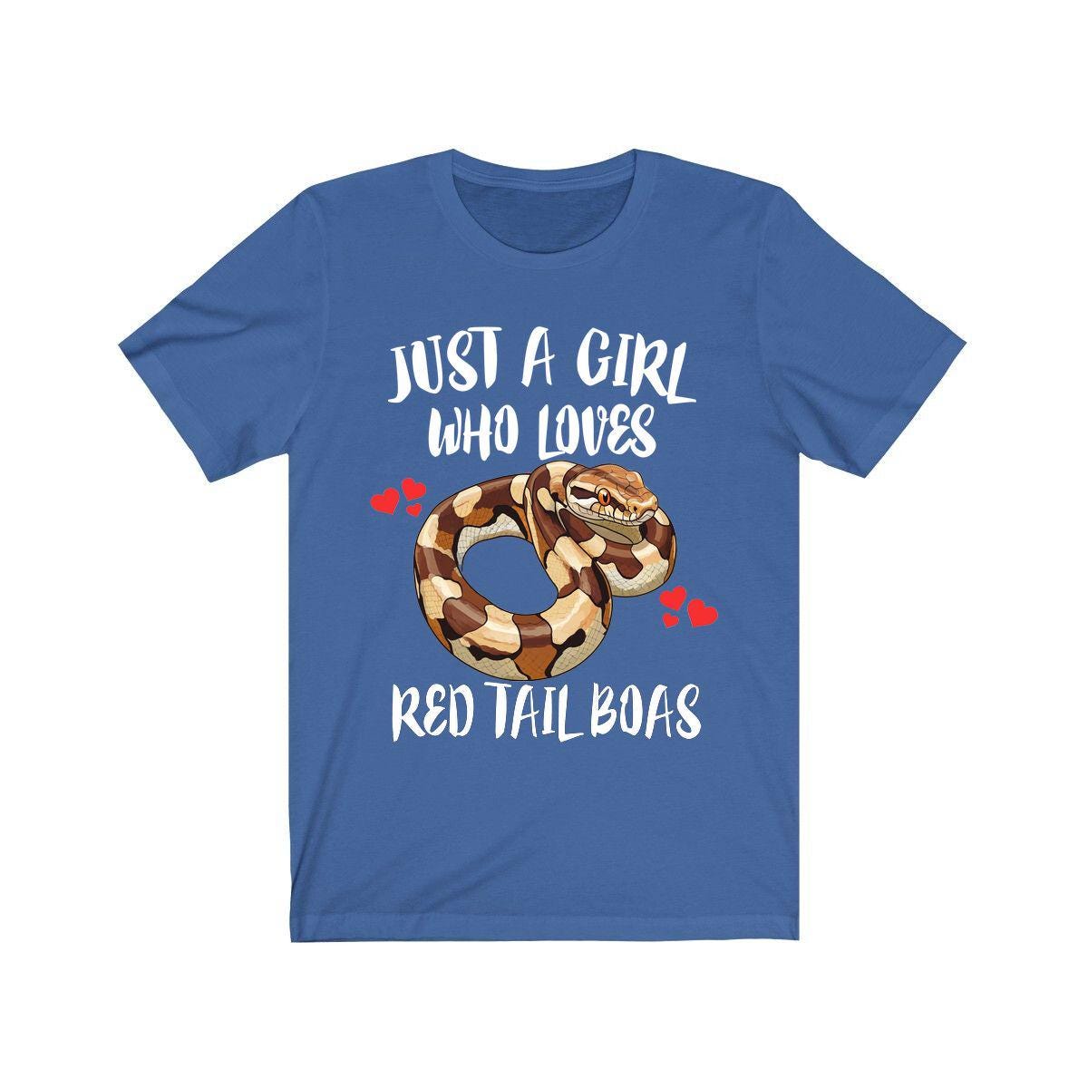 Red Tail Boa T-Shirt for Girls - red tail boa print design