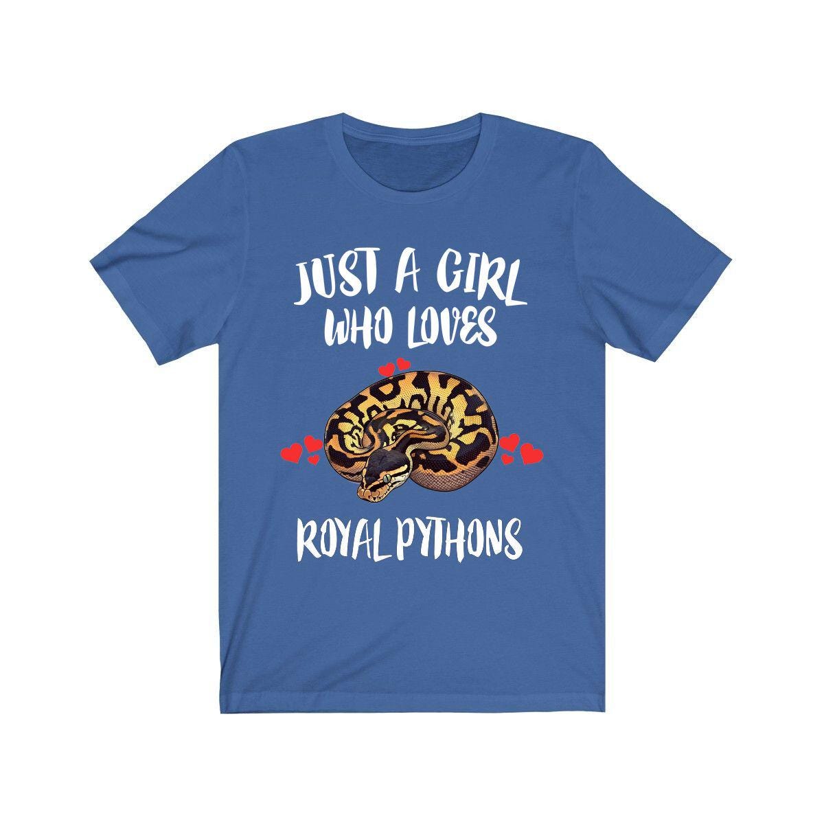 Royal Python T-Shirt for Girls - royal python print design