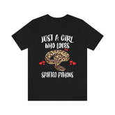 Just A Girl Who Loves Spotted Pythons Snakes Shirt, Snake Lover Shirt Image 1