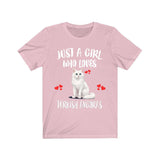 Just A Girl Who Loves Turkish Angoras Cats Shirt, Cat Lover Shirt Image 4