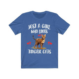 Just A Girl Who Loves Toyger Cats Shirt, Cat Lover Shirt Image 2