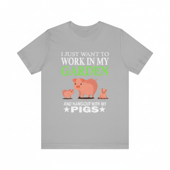 Garden And Pigs Shirt - garden and pig print design
