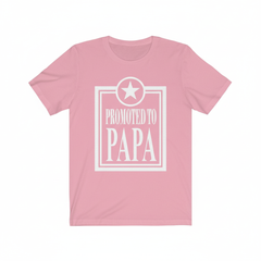 Promoted To Papa T-Shirt - promoted to papa print design
