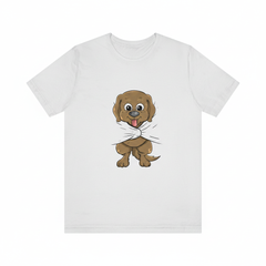 Dog Puppy Behind Peeking Shirt - puppy print design