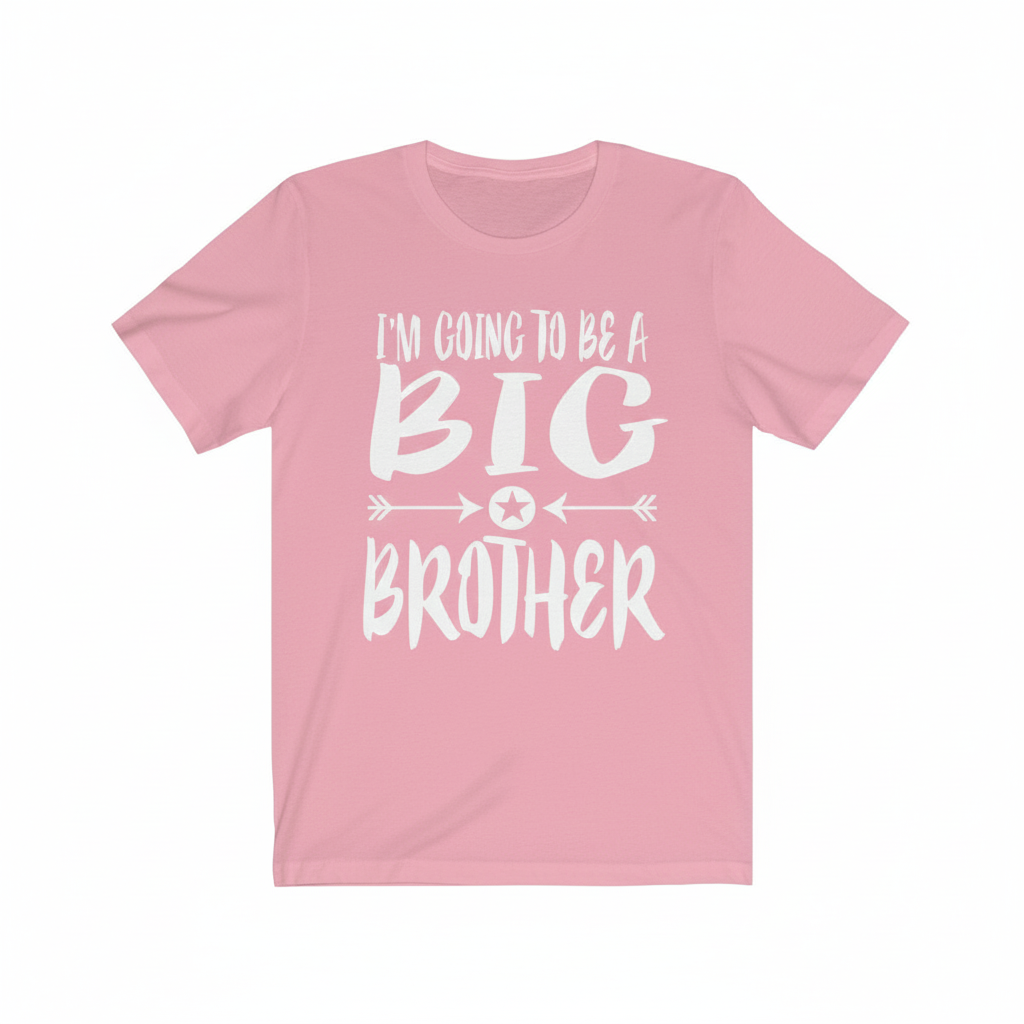 I am going to be a big brother sibling announcement tee for boy
