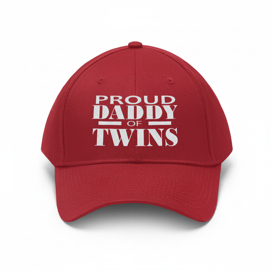 Proud Daddy Of Twins Hat - daddy of twins print design