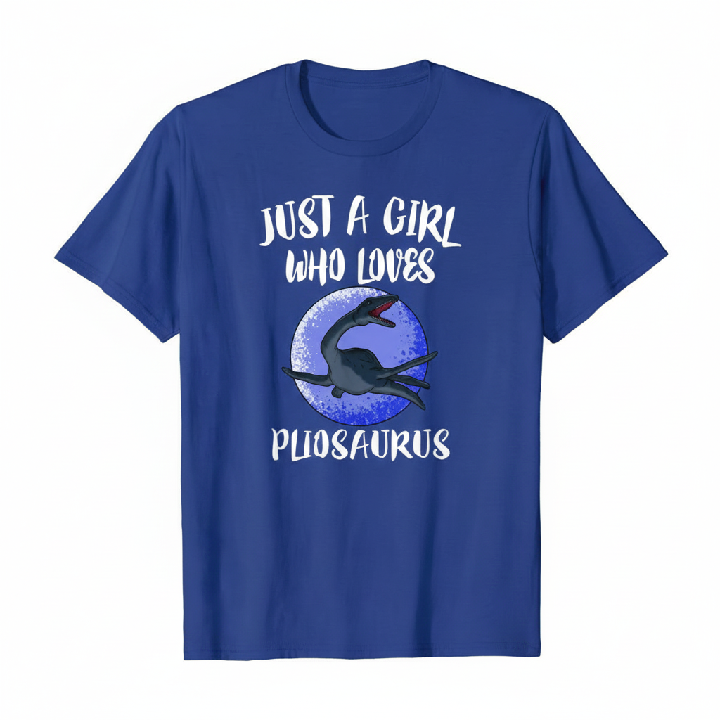 Just a girl who loves pliosaurus marine reptile predator tee