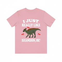 I Just Really Like Iguanodon Shirt - Iguanodon print design