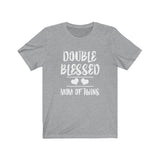 Double Blessed Mom Of Twins Shirt, Mom Of Twins T-Shirt, Mom of Twins Gift, Mother of Twins, Twins Mom Gift T-Shirt Image 4