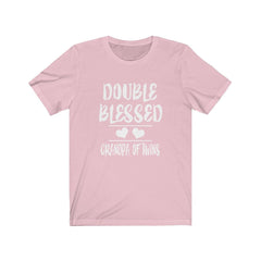 Double Blessed Grandpa Of Twins T-Shirt - twin grandpa print design