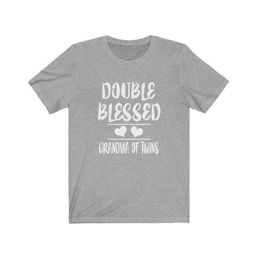 Double Blessed Grandma Of Twins Shirt - grandma of twins design