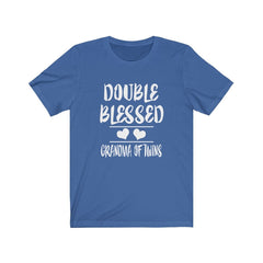 Double Blessed Grandma Of Twins Shirt - grandma of twins design